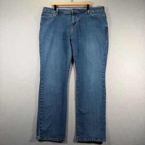 Vintage‎ Levi's 505 Straight Leg Jeans Blue Denim Lycra Stretch Women 22M